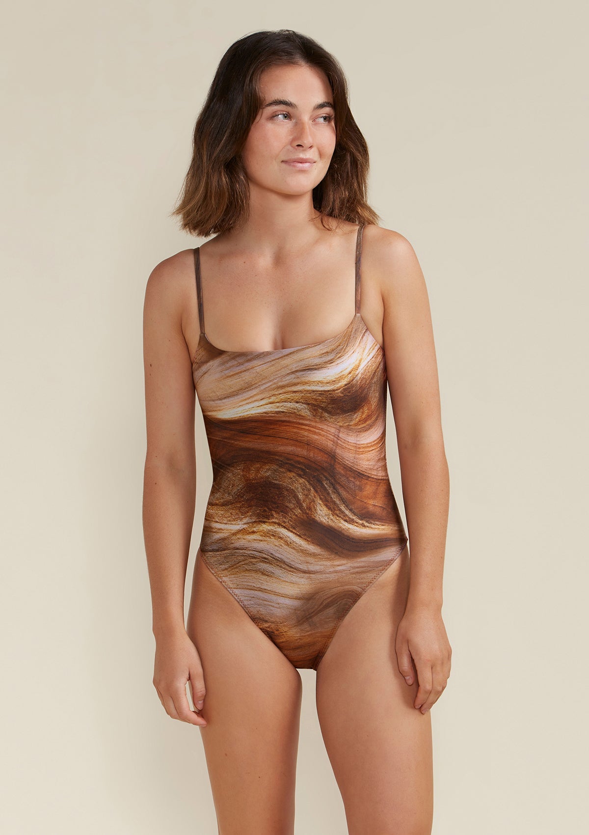 Black sustainable Swimwear One Piece