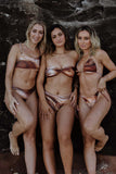 Alex Triangle bikini top - Gaia Print
